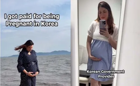 Indian mom receives congratulatory aid after giving birth in South Korea
