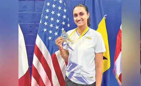 Ruhi Raju wins silver in Guatemala badminton