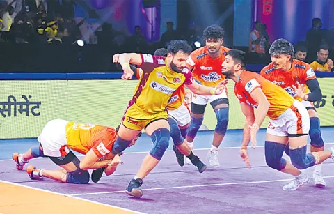 Telugu Titans suffer defeat in Pro Kabaddi League