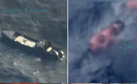 Donald Trump says US again Targeted boat allegedly Carrying Drugs