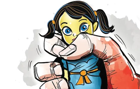 Falling birth rate of girls