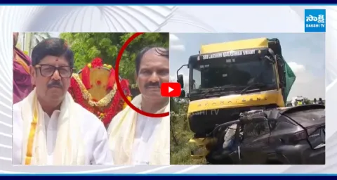 Massive Road Accident In Nellore