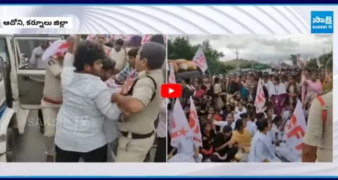 Tension at Adoni Medical College in Kurnool10
