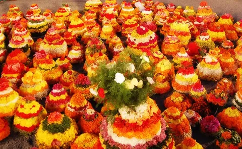Bathukamma 2025 Celebrations in full swing in Glasgow in Scotland