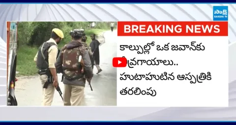 Firing Between Soldiers And Terrorists At Jammu And Kashmir