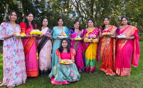 Bathukamma celebrations begin in Glasgow at scotland