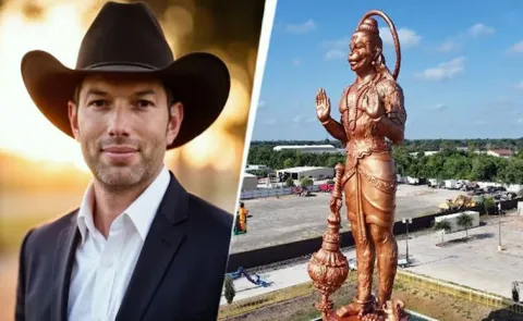 Texas Republican leader remark on Hanuman statue sparks row
