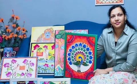 Saudi based Malayali woman made paper flowers Set Guinness title