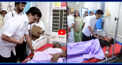 CM Stalin Visited Victims In Karur Hospital