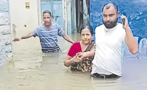 Heavy rains in Kurnool and Nandyal districts