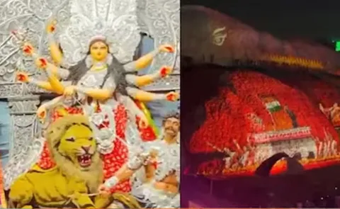 BJP Alleges west Bengal govt Obstructing Durga Puja in op Sindoor Pandal
