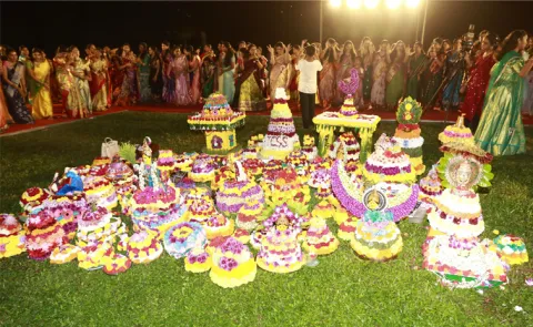 Bathukamma 2025 grand celebrations in Singapore by TCSS