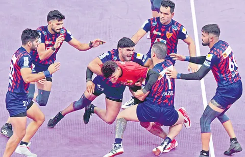 Second defeat for Bangalore Bulls in Pro Kabaddi League