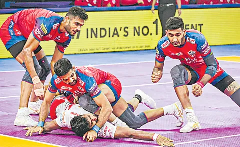 Gujarat Giants achieved victory after five losses in Pro Kabaddi League