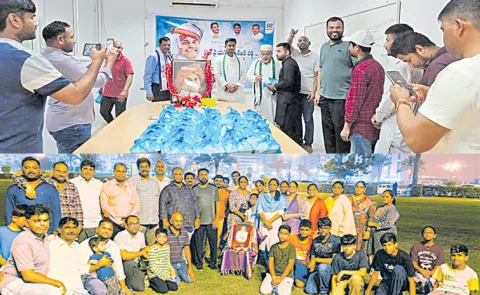 Sharjah, Saudi Arabia telugu nris tribute ys rajasekhar reddy