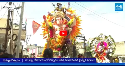 Ganesh Immersion in Kurnool