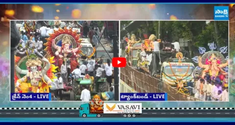 Ganesh Immersion 2025 At Tank Bund Hyderabad