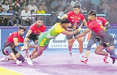 Former champions Bengaluru Bulls first win in the Pro Kabaddi League