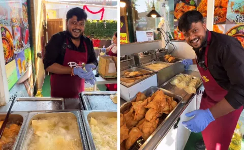 Bihar Man Samosa Stall In London Goes Viral
