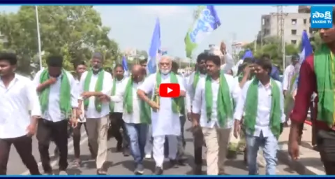 Ambati Rambabu Huge Rally In Guntur