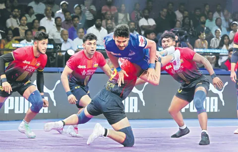 Second win for Bengaluru Bulls in Pro Kabaddi League