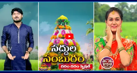 Saddula Bathukamma Sambaralu In Village 3