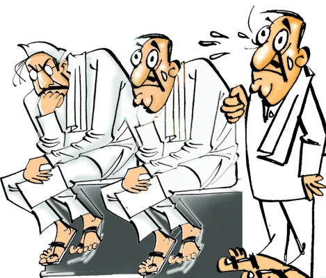 అభ్యర్థుల ఉత్సాహంపై నీళ్లు