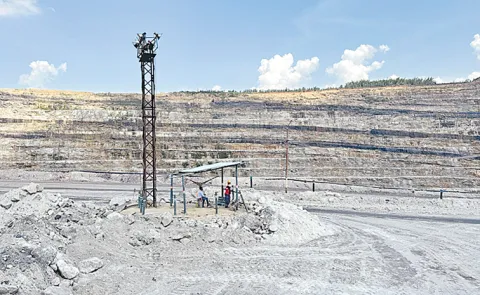 Coal production dropped in Srirampur open cast mine