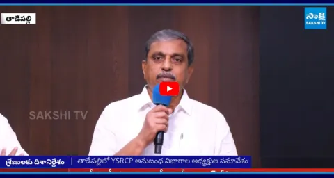 Sajjala Ramakrishna Reddy Key Instructions to Party Leaders
