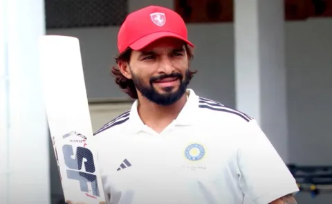 Madhya Pradesh skipper Rajat Patidar smashes a stunning century against Punjab in the Ranji Trophy