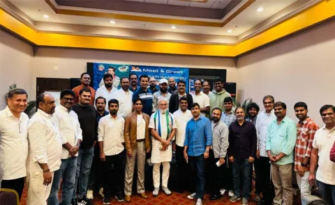 Meet and Greet event with former AP minister Ambati Rambabu in Chicago