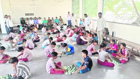 ఉత్సాహంగా చదరంగం పోటీలు