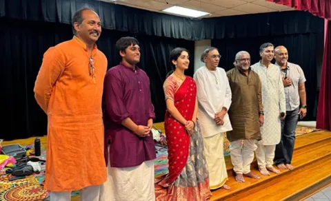 Whistle Wizard: Whistle magician with Shvasa Swara Sandhya in Dallas