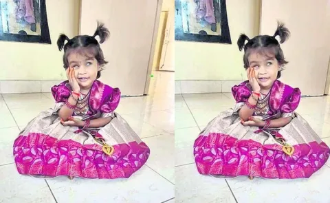 Varunavi is singing songs fluently at the age of three and a half