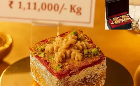 Why These Gold Plated Sweets By A Jaipur Store Cost So Much