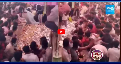 People Fighting For Biryani In Bihar