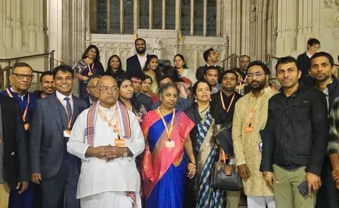 Padma sree Garikapati Narasimha Rao honored in London by BITSS