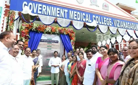 Seats sanctioned for medical colleges established by YS Jagan