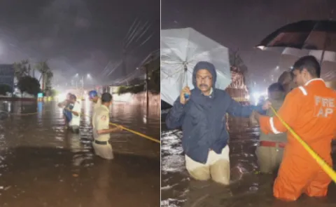 Heavy Rain Fall In Vijayawada And AP