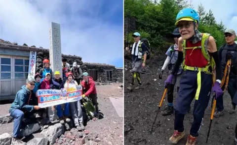 Kokichi Akuzawa To Climb Mount Fuji Is A 102-Year-Old?