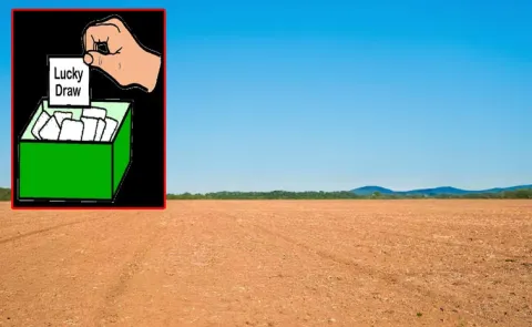 Mancherial district farmer lucky draw for land sale: Telangana
