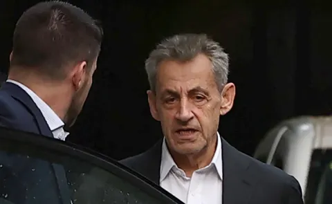 Former French President Sarkozy starts 5 year prison sentence