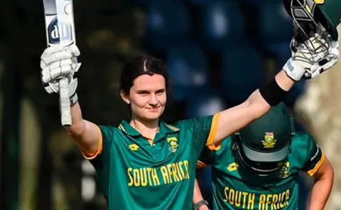 Women's CWC 2025: South Africa Set Huge Target To Pakistan In Rain Affected 40 Over Game