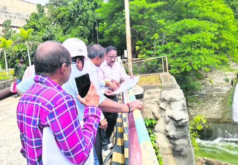 పవర్ హౌస్ టెయిల్ రేస్ను పరిశీలించిన జెన్కో డైరెక్ట