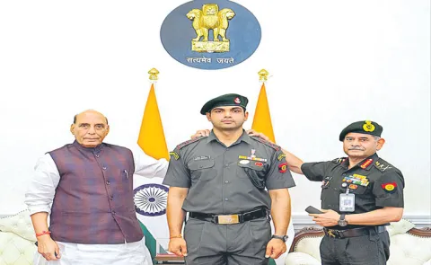 Neeraj Chopra has been awarded the honorary rank of Lieutenant Colonel