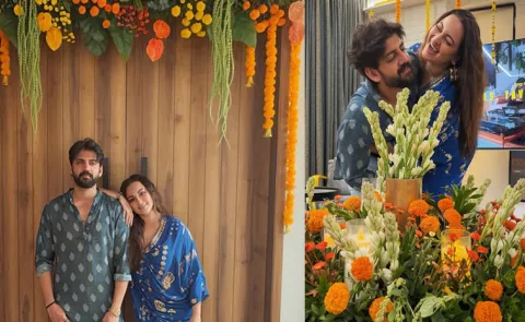 good news Sonakshi Sinha shares glimpses of her new home with husband