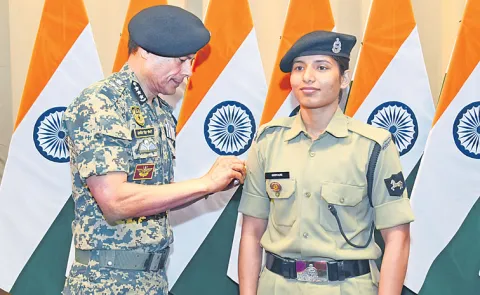 Promoted to Head Constable just five months after joining duty