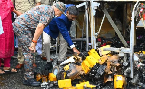 Phones Blast Cause In Kurnool Bus Fire Accident Incident