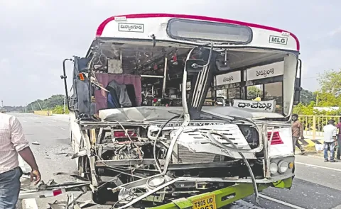 Road Accident in Dachepally