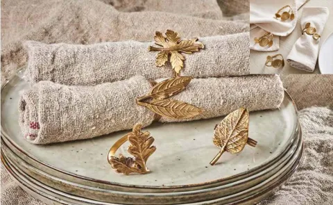 Home decor tips: Napkin Rings And Place Card Holders